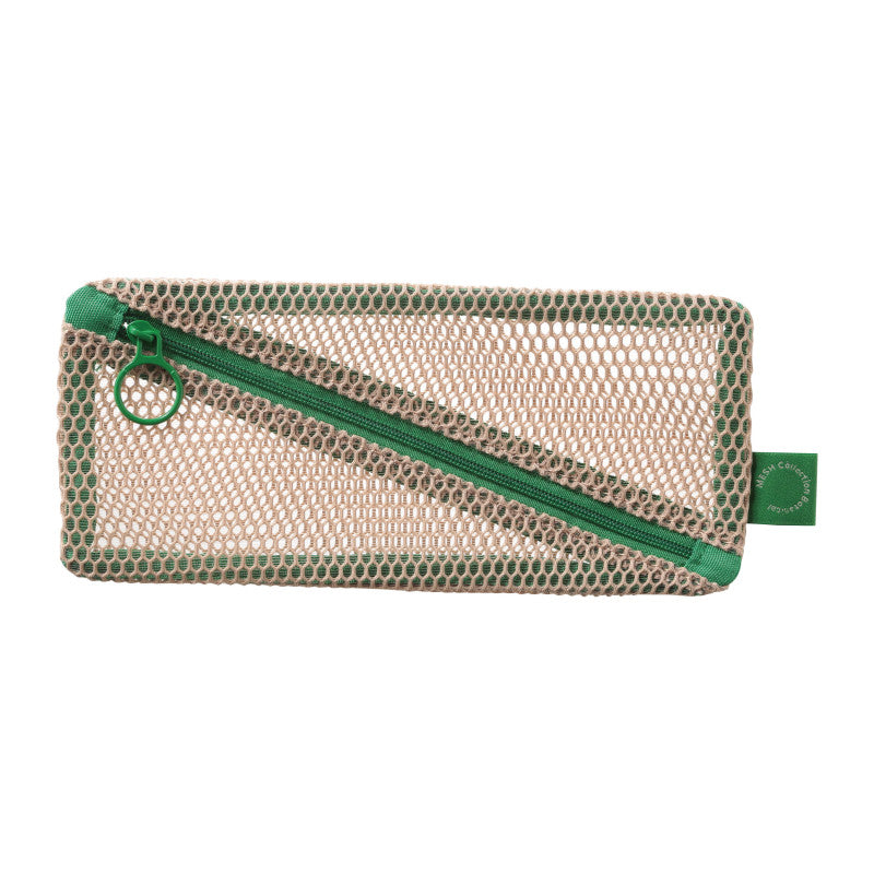 Mesh Pen Pouch | Sand Beige
