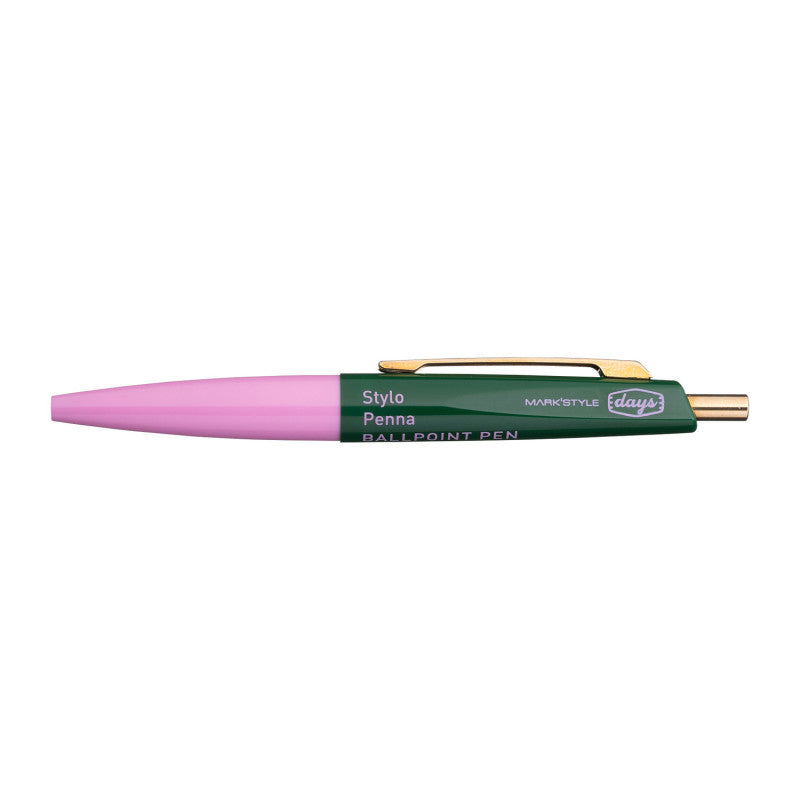 Mini Ballpoint Pen | ANTERIQUE | Pink Green