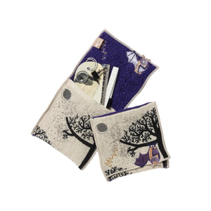 Mini Fabric Pouch Bat