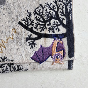Mini Fabric Pouch Bat