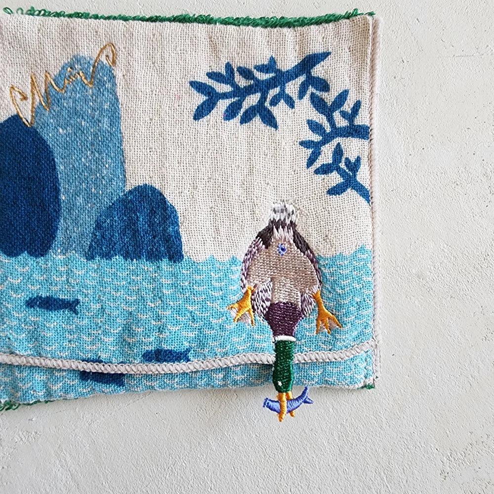 Mini Fabric Pouch Duck