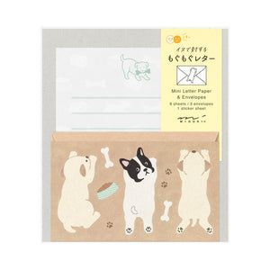 Mini Letter Set with Stickers Hungry Dog