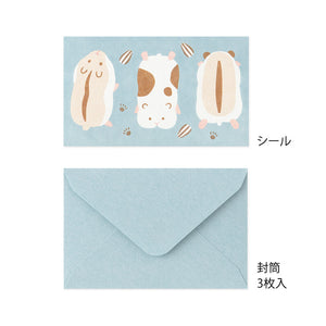 Mini Letter Set with Stickers Hungry Hamster