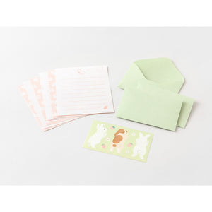 Mini Letter Set with Stickers Hungry Rabbit