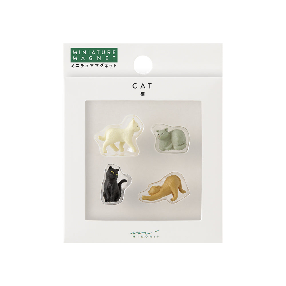 Mini Magnet Cat 4pcs