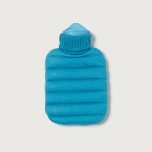 Mini Puffy Hot Water Bottle Capri Blue