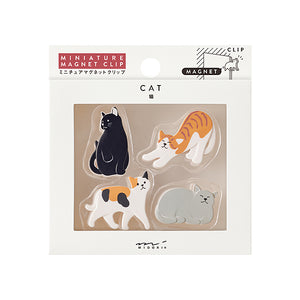 Miniature Magnet Clip Cat