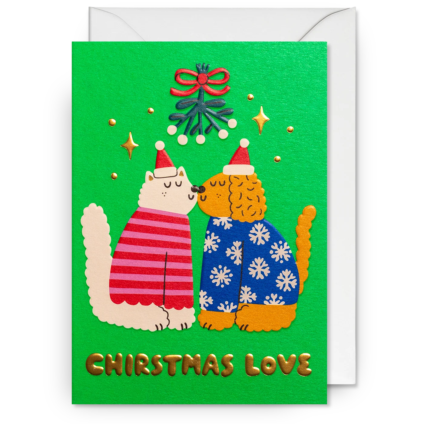 Mistletoe Dogs | Judit Zengővári | Birthday Card