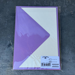 Mixed Colours Vellum Cards & Envelopes Set | 9.5 x 14.5 CM