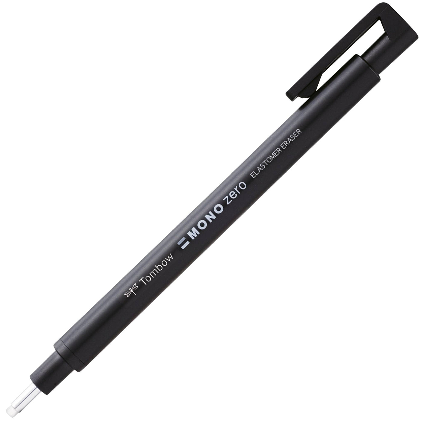 Mono Zero Classic Eraser Pen | Round Tip | Black