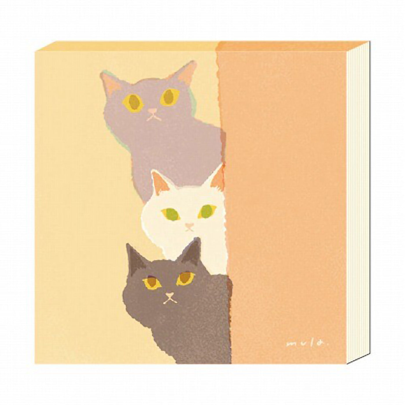Mula Memo Pad | Three Cats