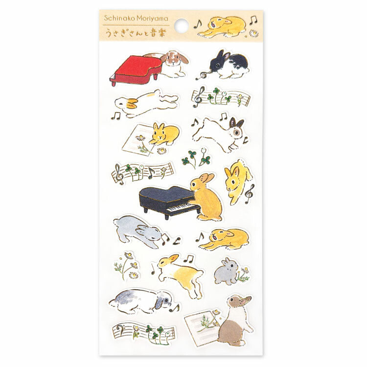 Music Rabbits Sticker