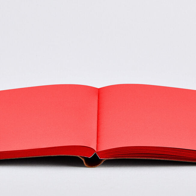 nuuna NOT WHITE L Light Red Notebook | MATERIAL26