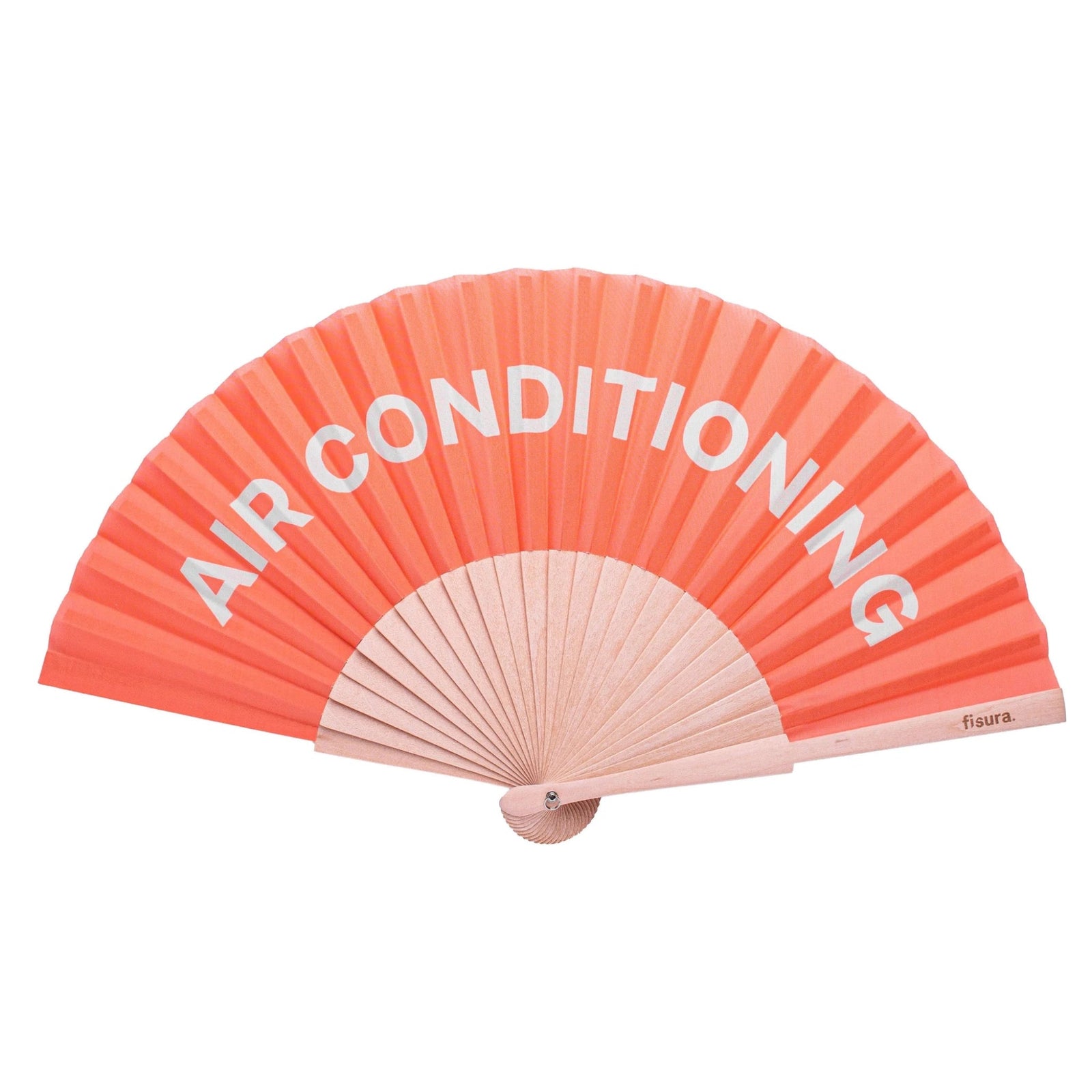 Orange Air Conditioning | Hand Fan
