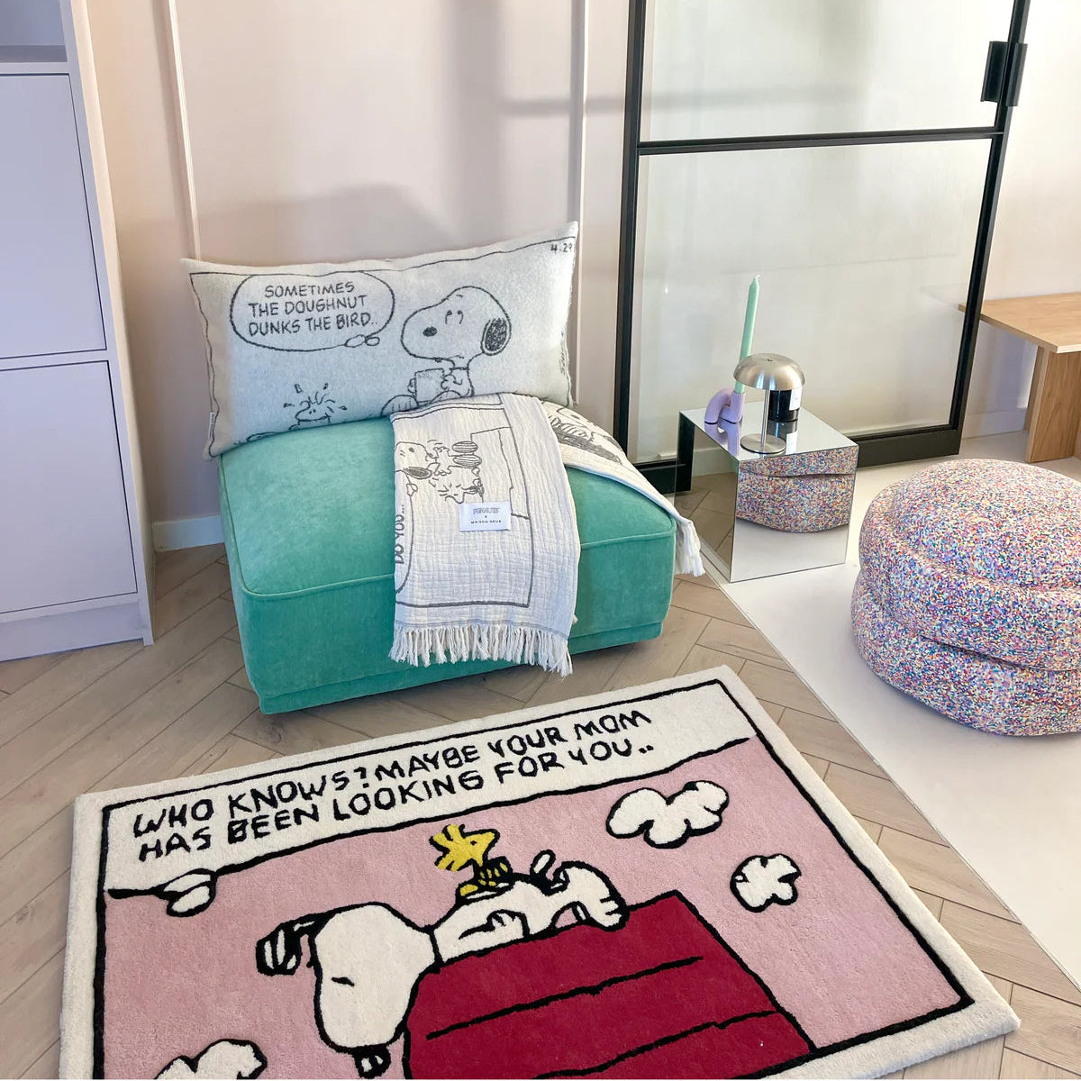 Peanuts Rug Comic Mom | 80 x 120 cm