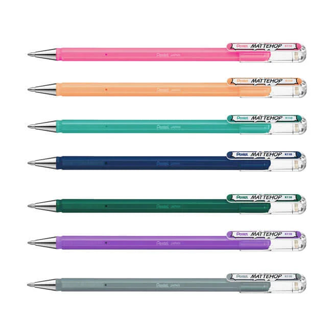 Pentel Mattehop 7-Piece Enchantment Set | 1.0mm