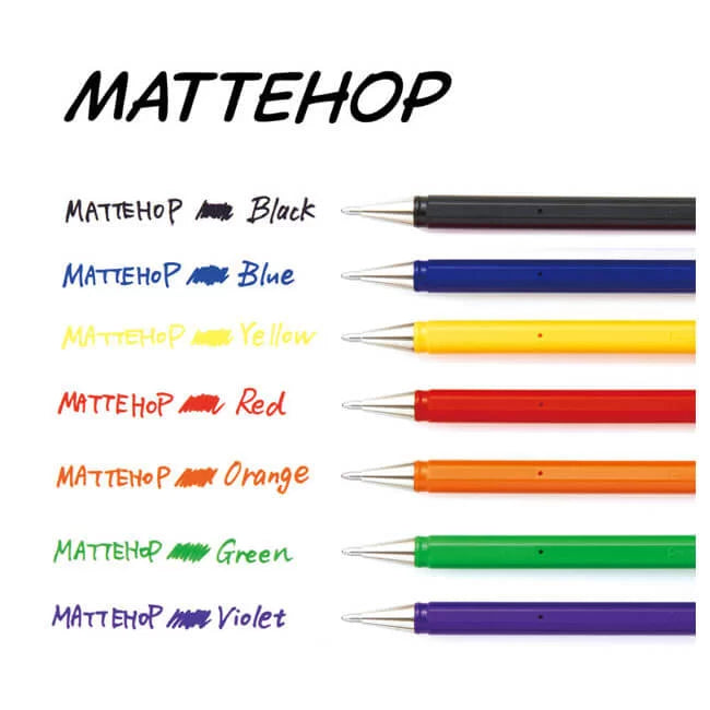 Pentel Mattehop 7-Piece Original Set | 1.0mm