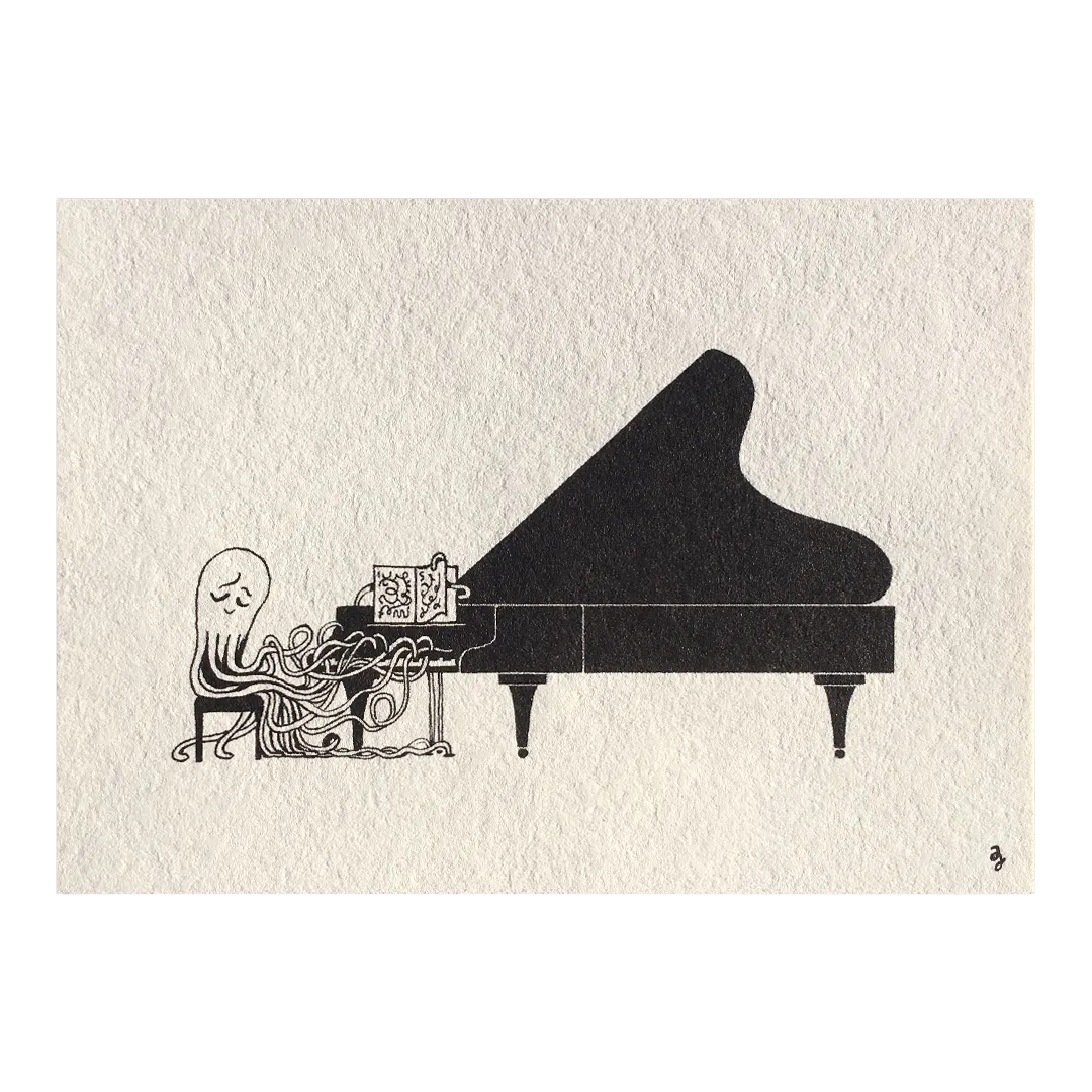 Pianist | Postcard