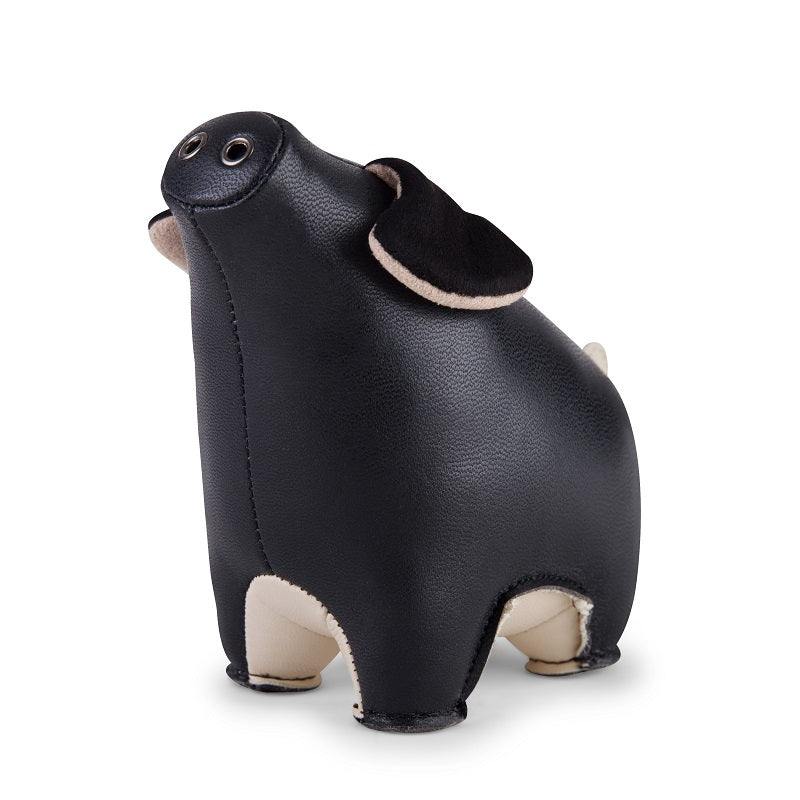 Pig Diya Black Paperweight