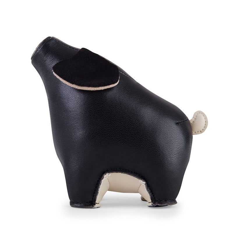 Pig Diya Black Paperweight