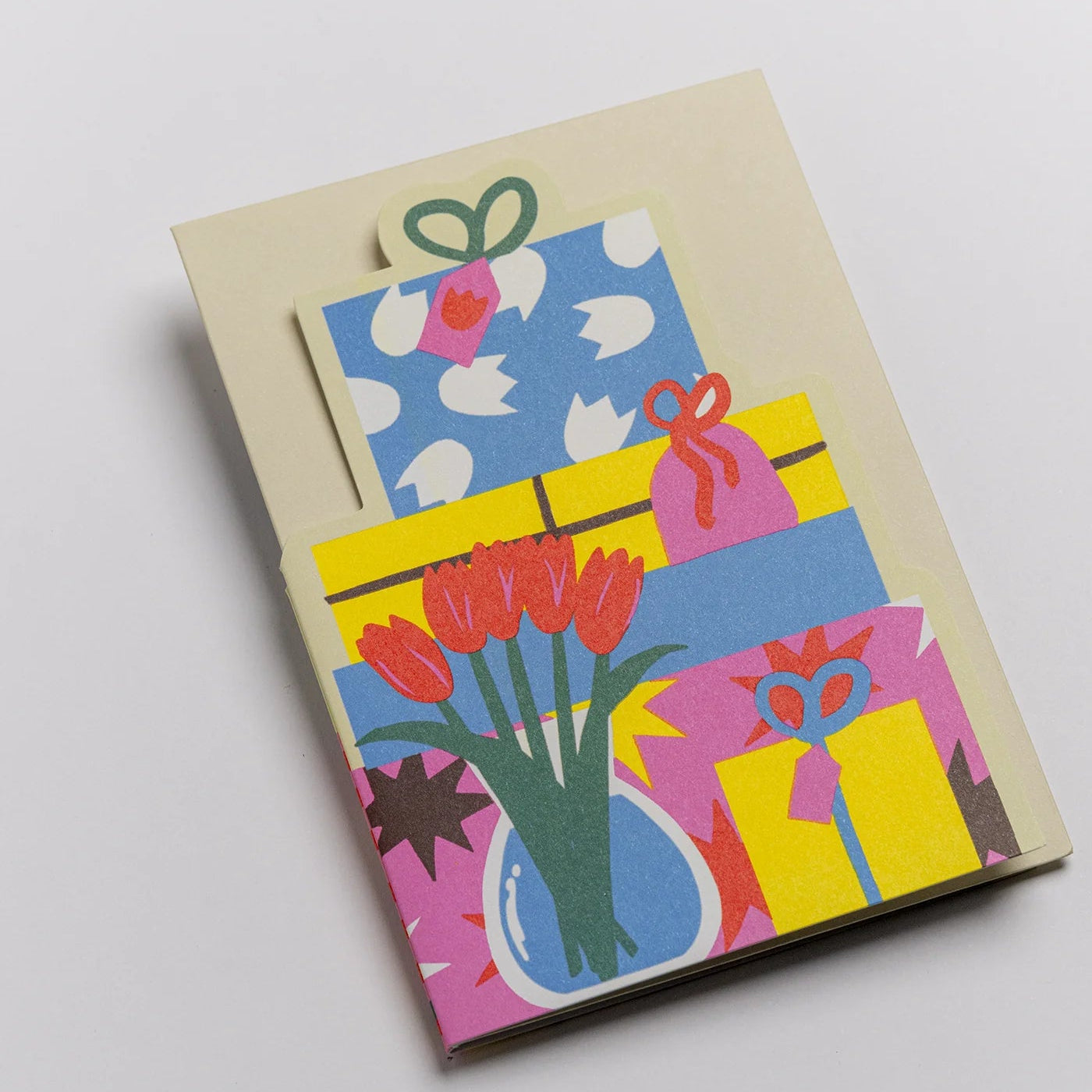 Piles of Presents | Naomi Wilkinson | Fold Out Concertina Card