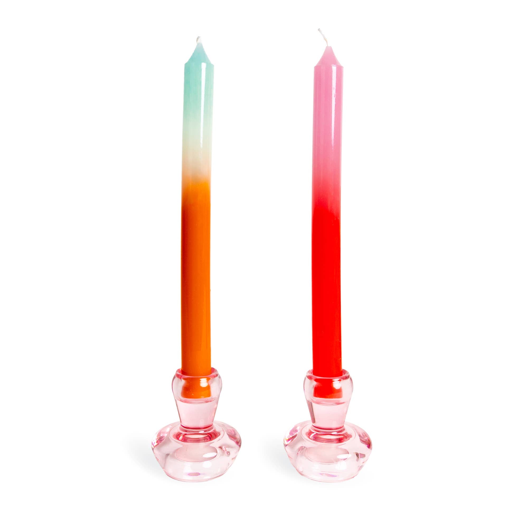 Pink Mushroom Candle Holder Set of 2