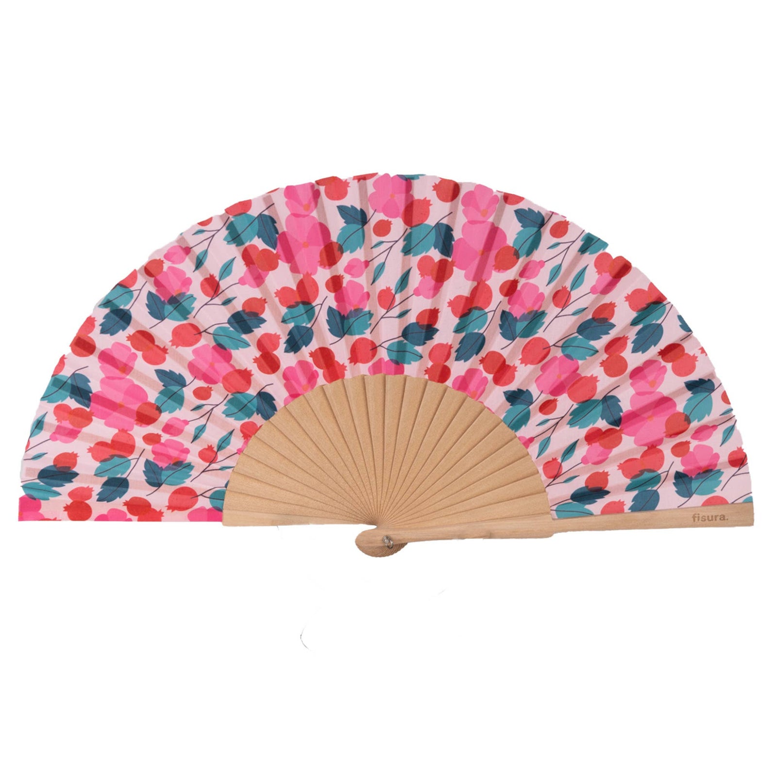 Pink Poppy | Hand Fan