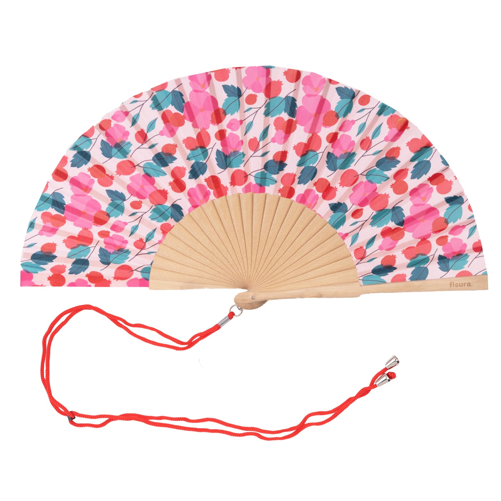 Pink Poppy | Hand Fan