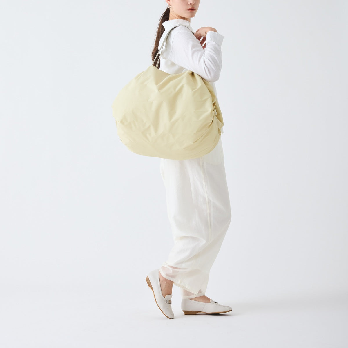 Pleated Compact Bag | Cashew Nuts| L