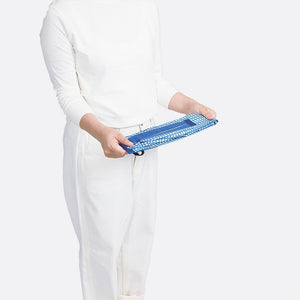 Pleated Compact Bag Drop | Mesh | M