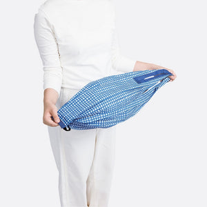 Pleated Compact Bag Drop | Mesh | M