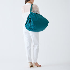 Pleated Compact Bag | Evergreen | L