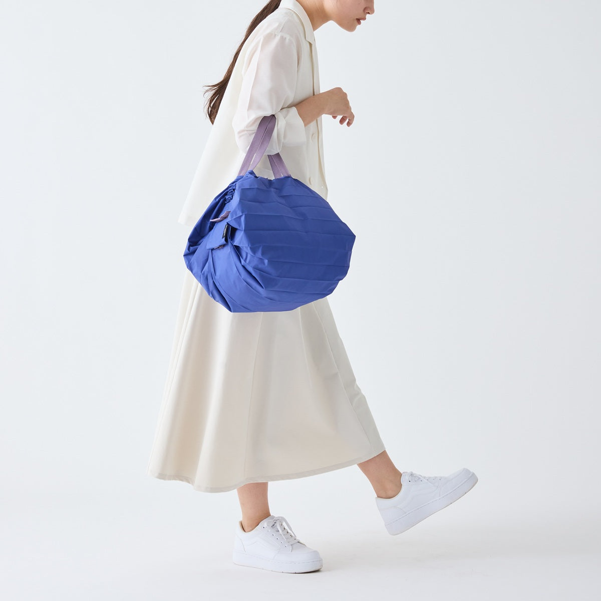 Pleated Compact Bag | Foggy Lake | M
