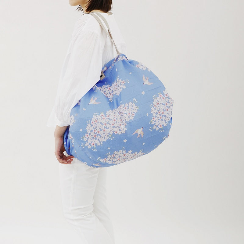 Pleated Compact Bag | Hana Ni Tori | L