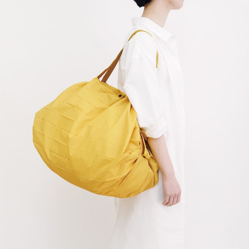 Pleated Compact Bag | Karashi | L