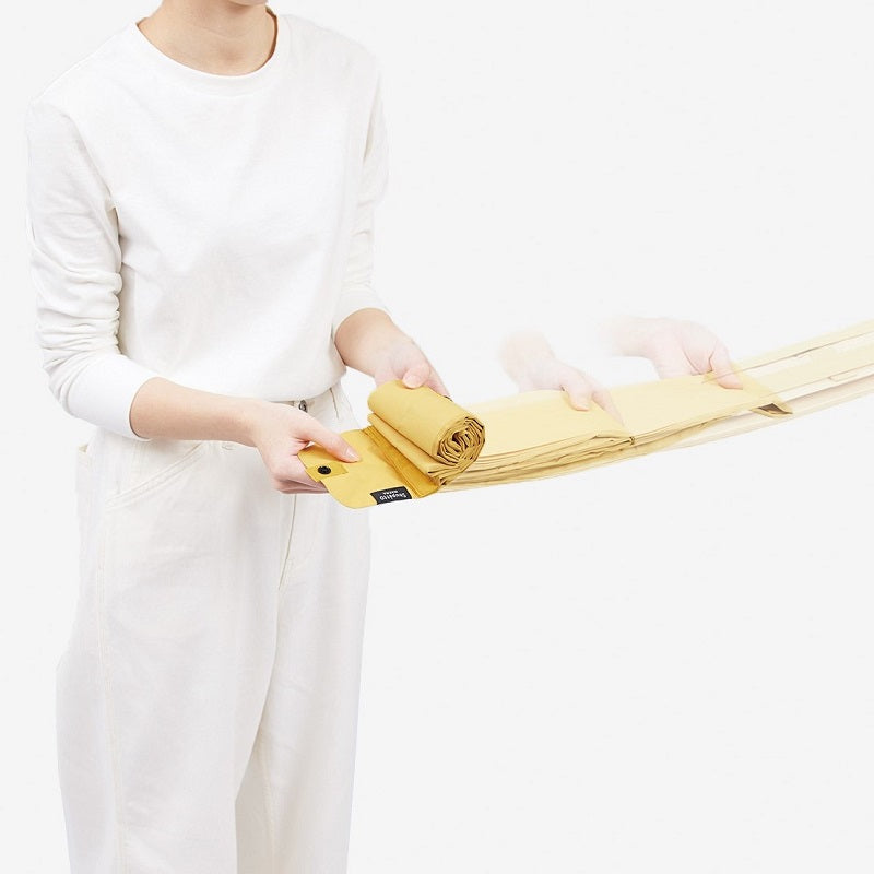 Pleated Compact Bag | Karashi | L