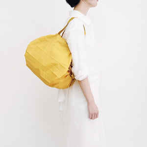 Pleated Compact Bag | Karashi | M