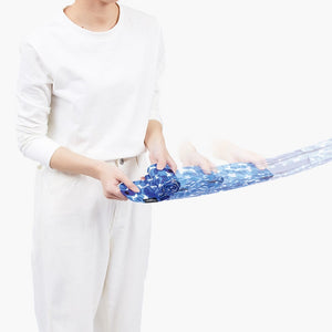 Pleated Compact Bag | Ocean | M