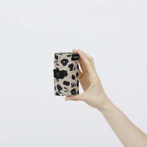 Pleated Compact Bag | Paw Marks | L