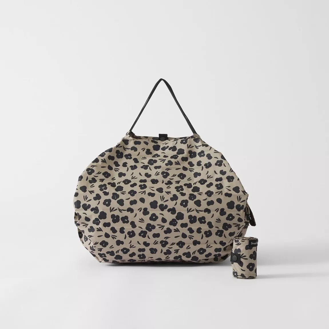 Pleated Compact Bag | Paw Marks | M