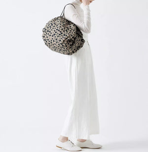 Pleated Compact Bag | Paw Marks | M