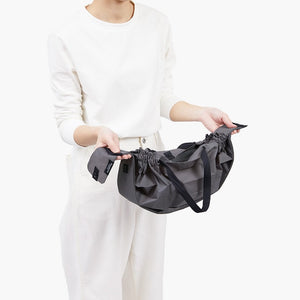 Pleated Compact Bag | Sumi | M