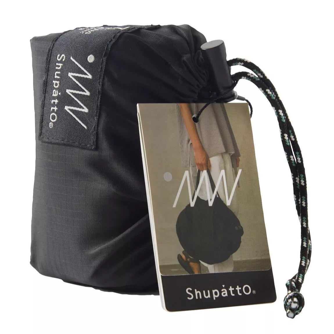 Pleated Packable Bag | Black | 27L