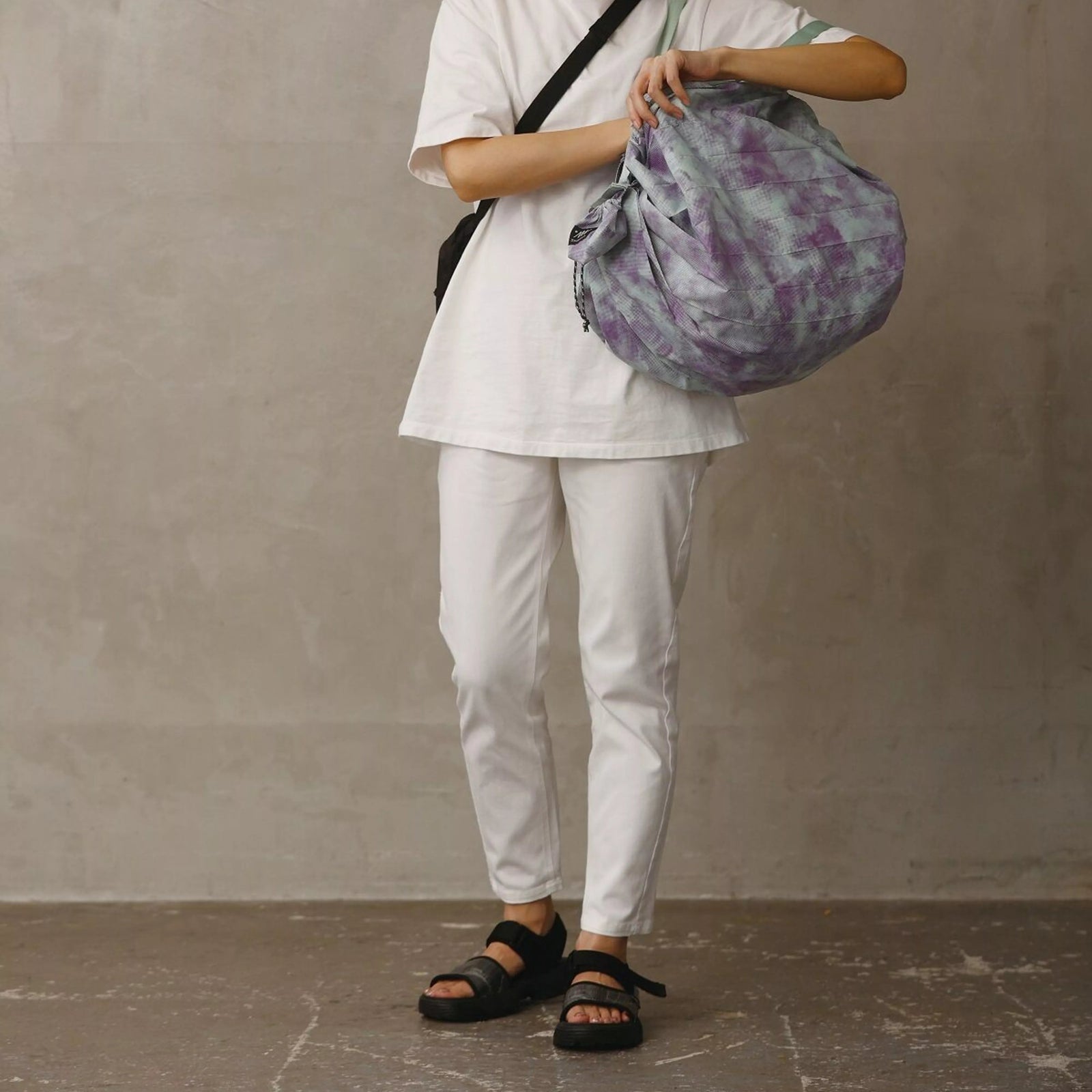 Pleated Packable Bag | Evening Mist | 27L