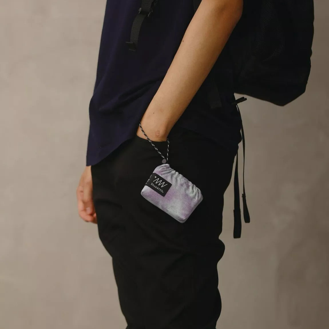 Pleated Packable Bag | Evening Mist | 27L