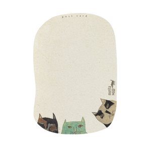 Postcard 3 Cats