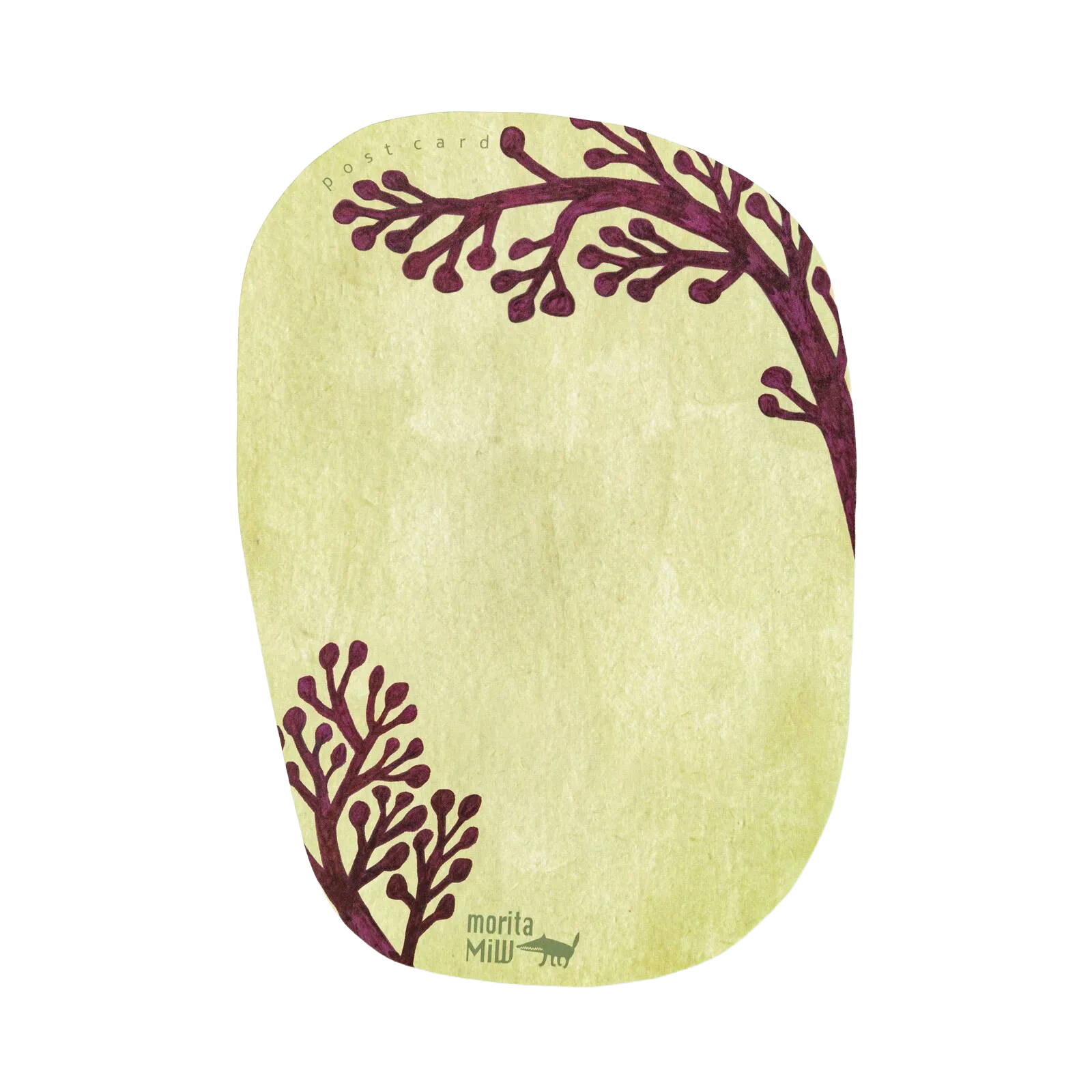 Postcard Yellow Dress