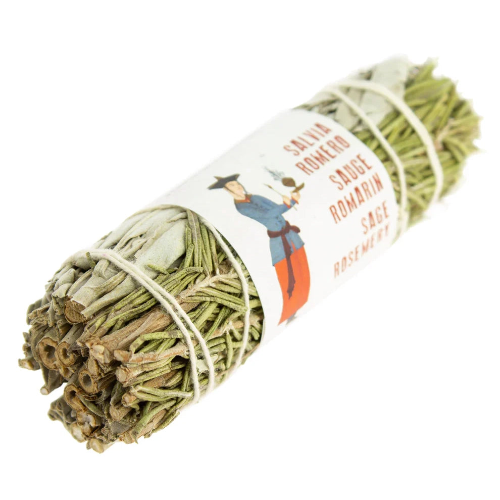 White Sage and Rosemary Smudging Bundle