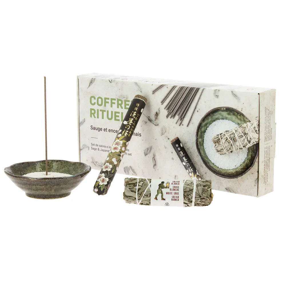 Ritual Gift Set | Sage & Japanese Incense