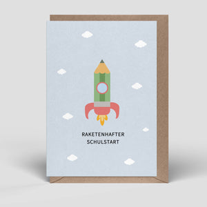 Raketehafter Shulstart | Greeting Card